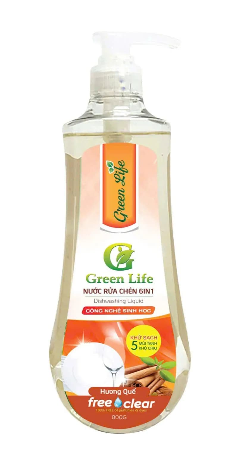 Nước rửa chén hương 800ml Quế thumbnail 2