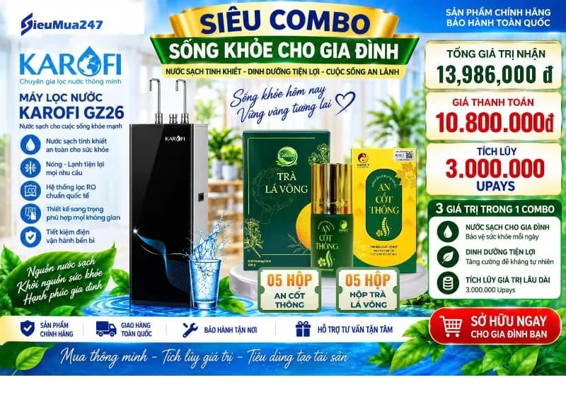 COMBO SỐNG KHỎE CHO GIA ĐÌNH 2 thumbnail 2