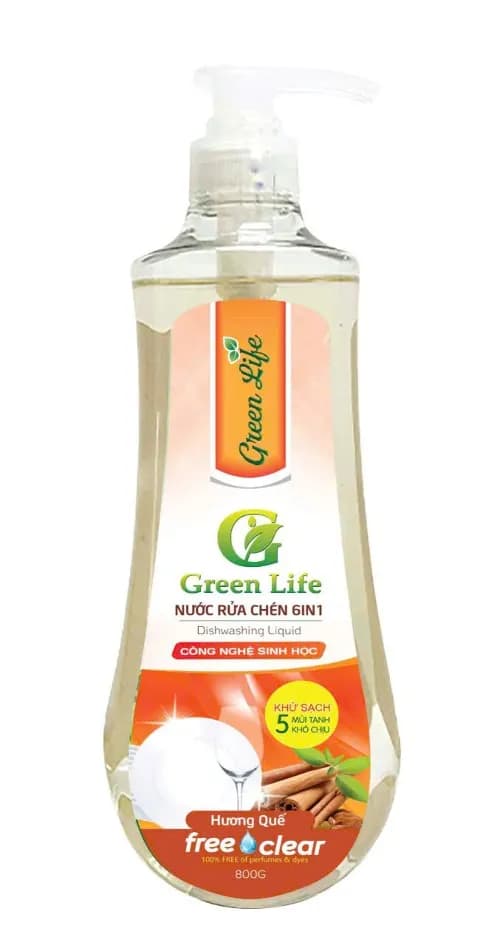 Nước rửa chén hương 800ml Quế thumbnail 1