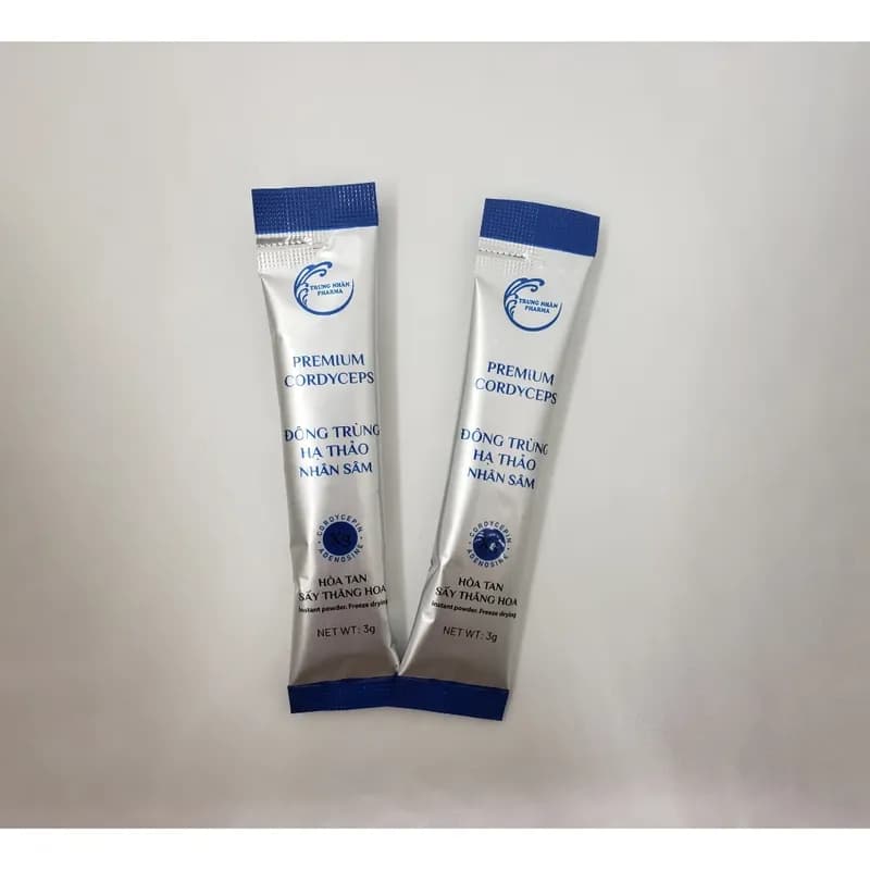 Đông Trùng Hạ Thảo Nhân Sâm - Hòa Tan Sấy Thăng Hoa 60g (20gói x 3g) thumbnail 4