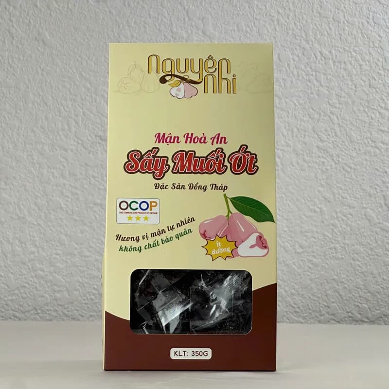 Mứt mận hòa an sấy muối ớt hộp  350gr ( đặc sản đồng tháp) thumbnail 6