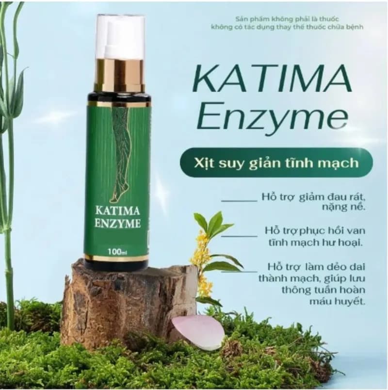 XỊT GIÃN TĨNH MẠCH KATIMA ENZYME thumbnail 2