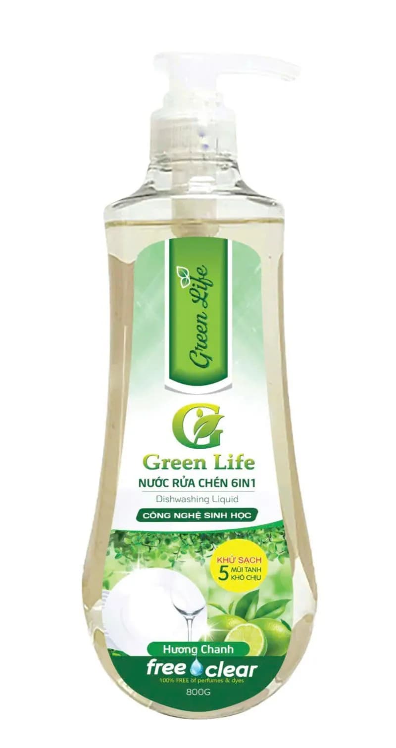 Nước rửa chén hương 800ml Chanh thumbnail 2