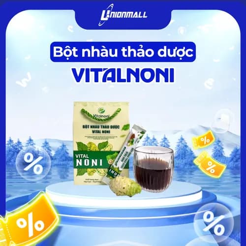 Bột Nhàu Thảo Dược Vitalnoni Hộp 25 gói thumbnail 1