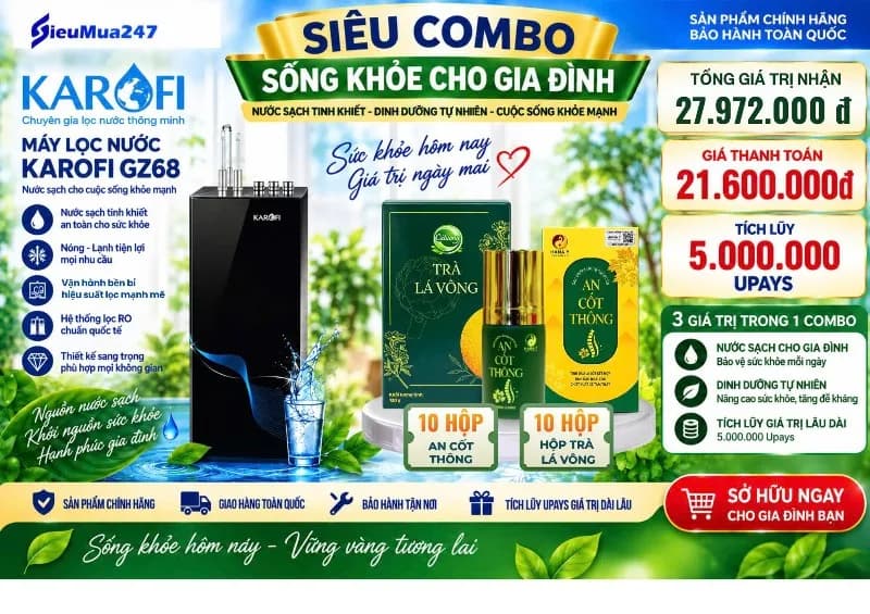 COMBO SỐNG KHỎE CHO GIA ĐÌNH 1 thumbnail 2