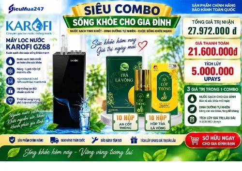 COMBO SỐNG KHỎE CHO GIA ĐÌNH 1