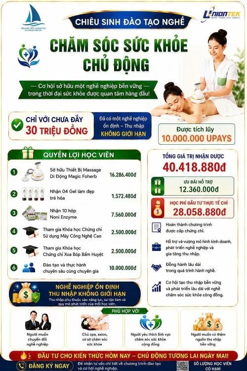 COMBO CHIÊU SINH ĐÀO TẠO NGHỀ