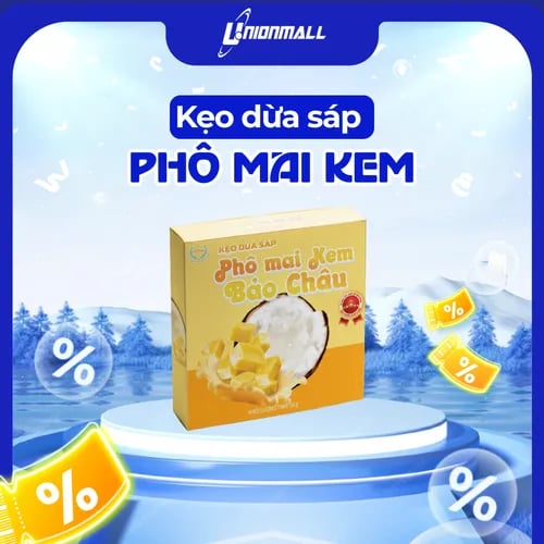 Kẹo Dừa Sáp Phô Mai Kem Bảo Châu 50g