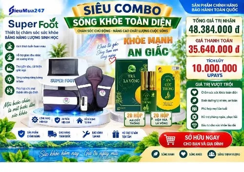 COMBO SỐNG KHỎE TOÀN DIỆN 1 - Ảnh 1