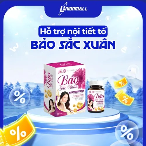 Bảo Sắc Xuân - Cân Bằng Nội Tiết Tố Nữ ( Hộp 40 Viên) - Ảnh 1