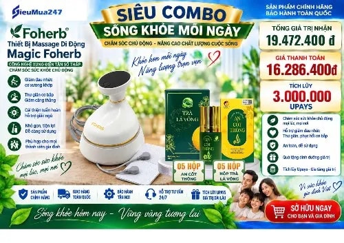 COMBO SỐNG KHỎE MỖI NGÀY 1 - Ảnh 1