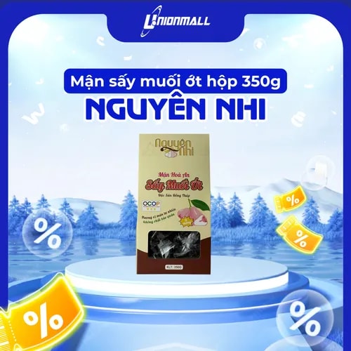Mứt mận hòa an sấy muối ớt hộp  350gr ( đặc sản đồng tháp) - Ảnh 1