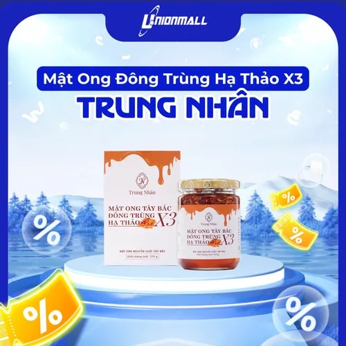Mật Ong Tây Bắc Đông Trùng Hạ Thảo X3 120gr - Ảnh 1